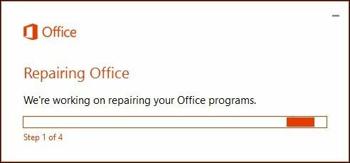 Popravilo Office 365 6