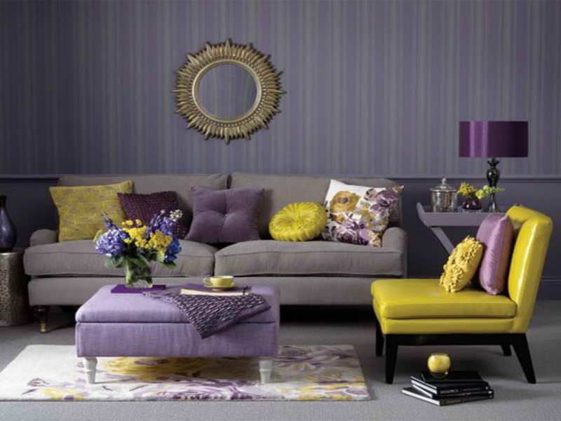 Sodobni predlogi za dekoracijo doma z vijolično barvo