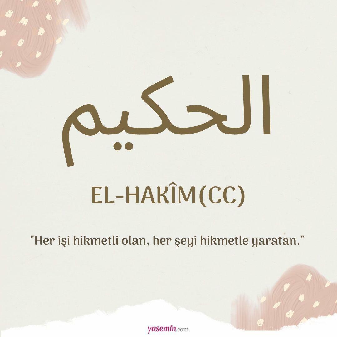 Kaj pomeni al-Hakim (cc)?
