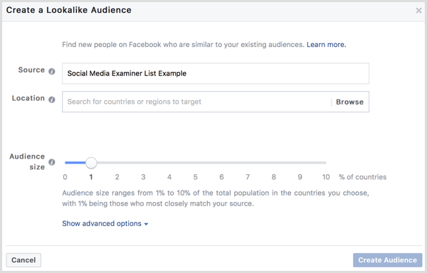 Facebook ustvari podobno publiko