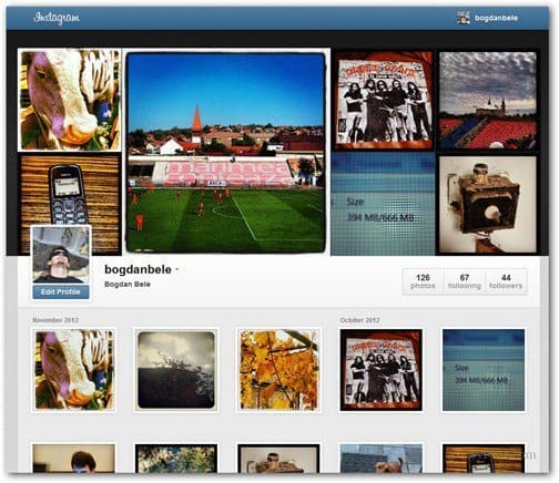 Instagram zdaj ponuja uporabniške profile, ki so vidni v spletu