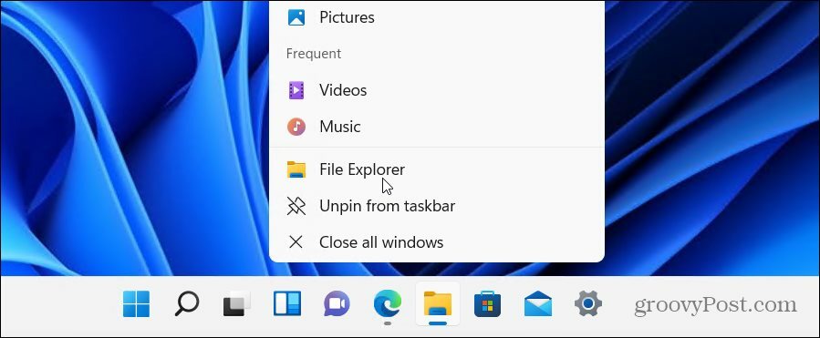  zaženite File Explorer Windows 11