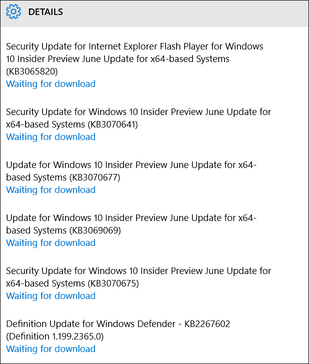 Popravki varnosti in napak za Windows 10 Build 10130 so danes na voljo