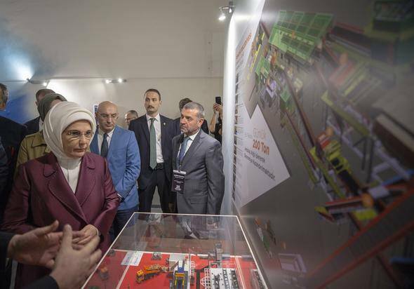 Prva dama Erdoğan ob odprtju projekta preobrazbe v Kentparku!