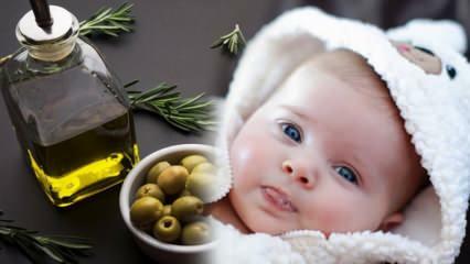 Ali lahko dojenčki pijejo olivno olje? Kako uporabljati oljčno olje pri dojenčkih pri zaprtju?