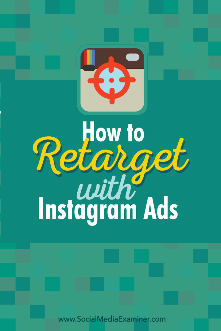 kako ponovno ciljati z instagram oglasi