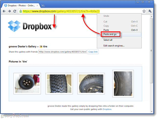 Kako uporabljati Dropbox kot galerijo skupnih fotografij