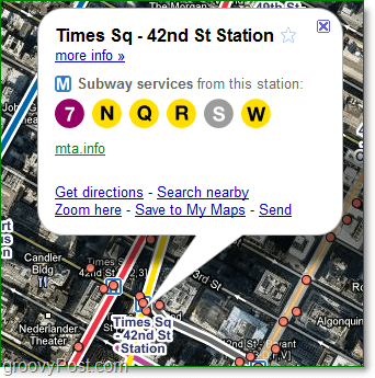 Google Maps vam bo celo povedal, katere storitve so na voljo na vsaki postaji