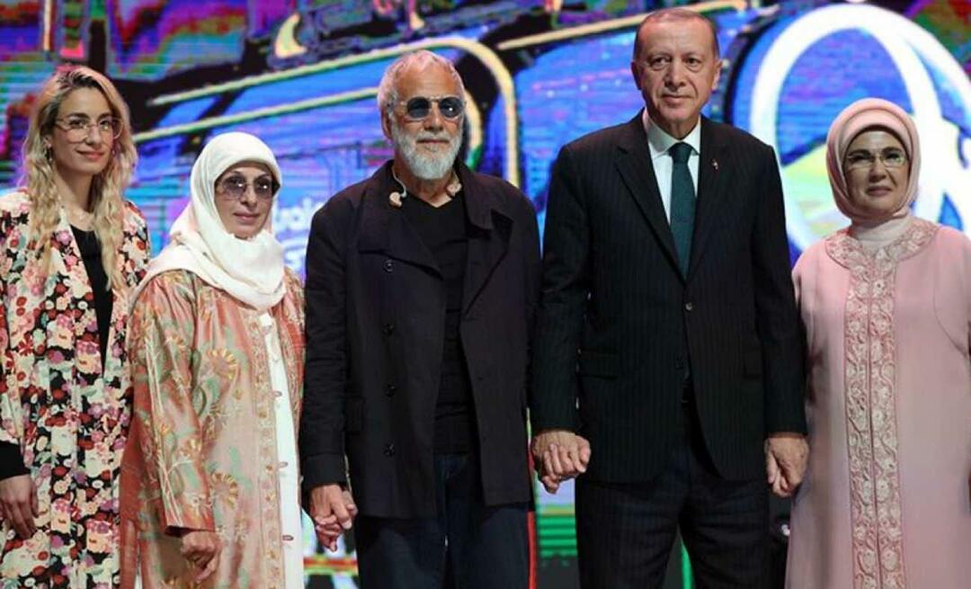 Yusuf Islam podaril svojo kitaro predsedniku Erdoganu!