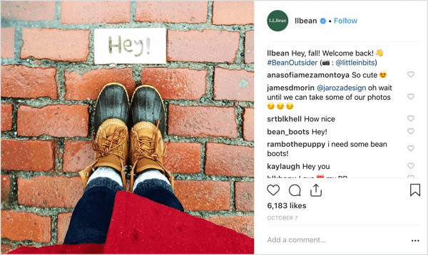 Jesensko vreme, moda in filtri iz Instagrama L.L.Beana.