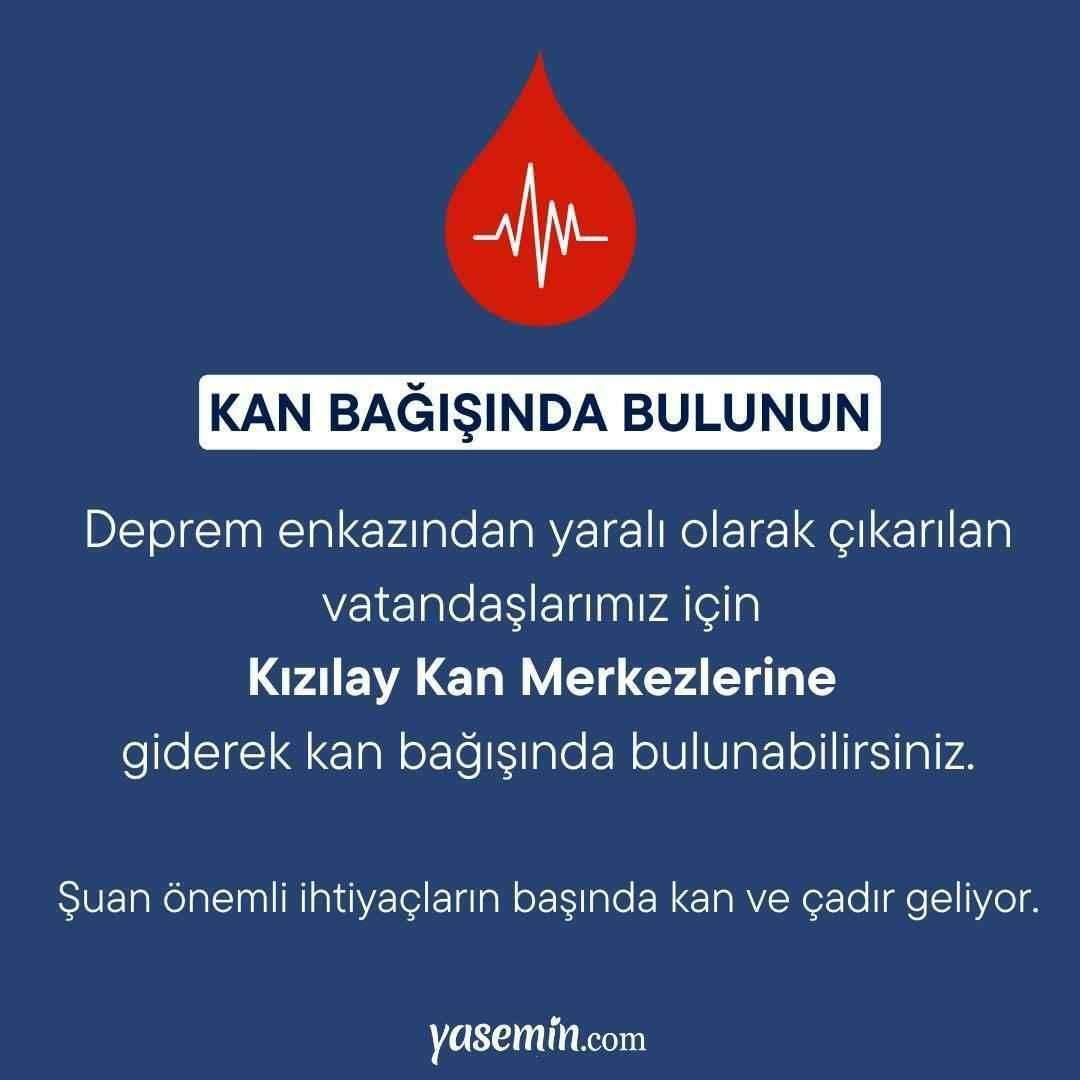 Ne pozabite darovati krvi za žrtve potresa