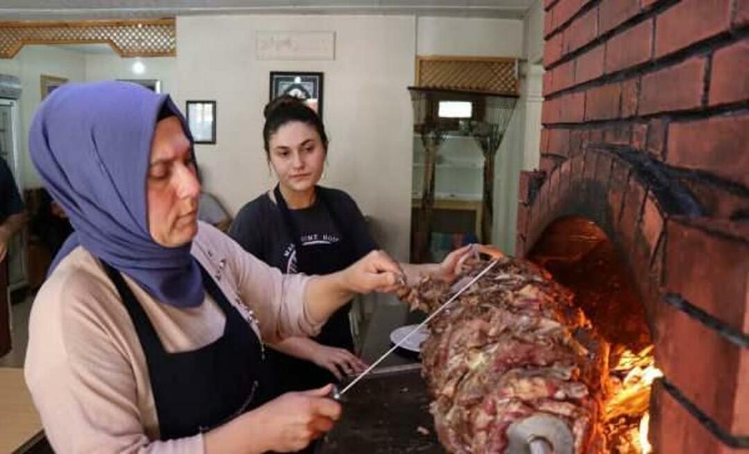Prvič od mame in hčerke v Erzurumu! Imajo prodajalno kebaba