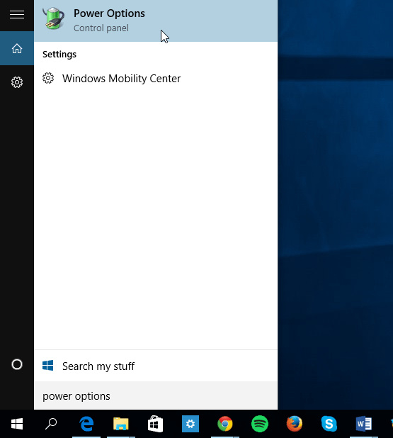 Iskanje v Windows 10 Cortana je izklopljeno