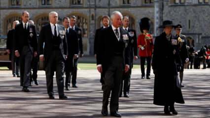 Kraljevina Anglija je postala črna! Slike s pogreba princa Filipa ...