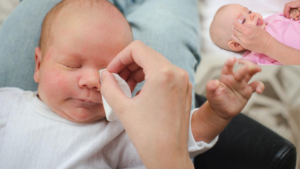 Kako odstraniti rane pri dojenčkih? Povzroča bruhanje oči pri dojenčkih? Burr masaža z materinim mlekom