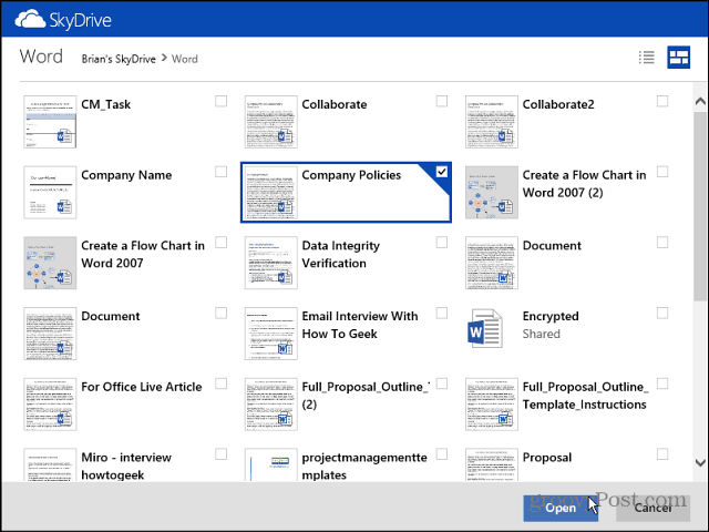 Kako deliti datoteke iz SkyDrive v Outlook.com
