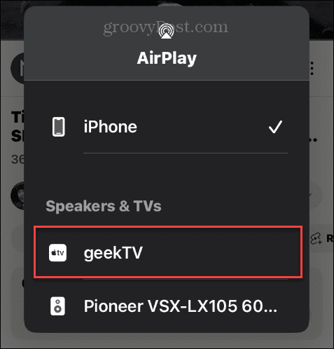 Spremenite ime vašega Apple TV