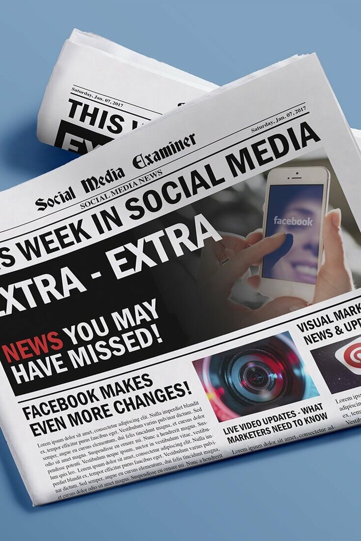 Facebook avtomatizira napise za video podnapise: Ta teden v družabnih medijih: Social Media Examiner