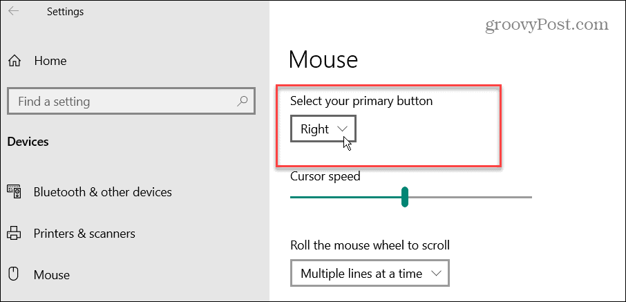 Naredite miško levoročno v sistemu Windows