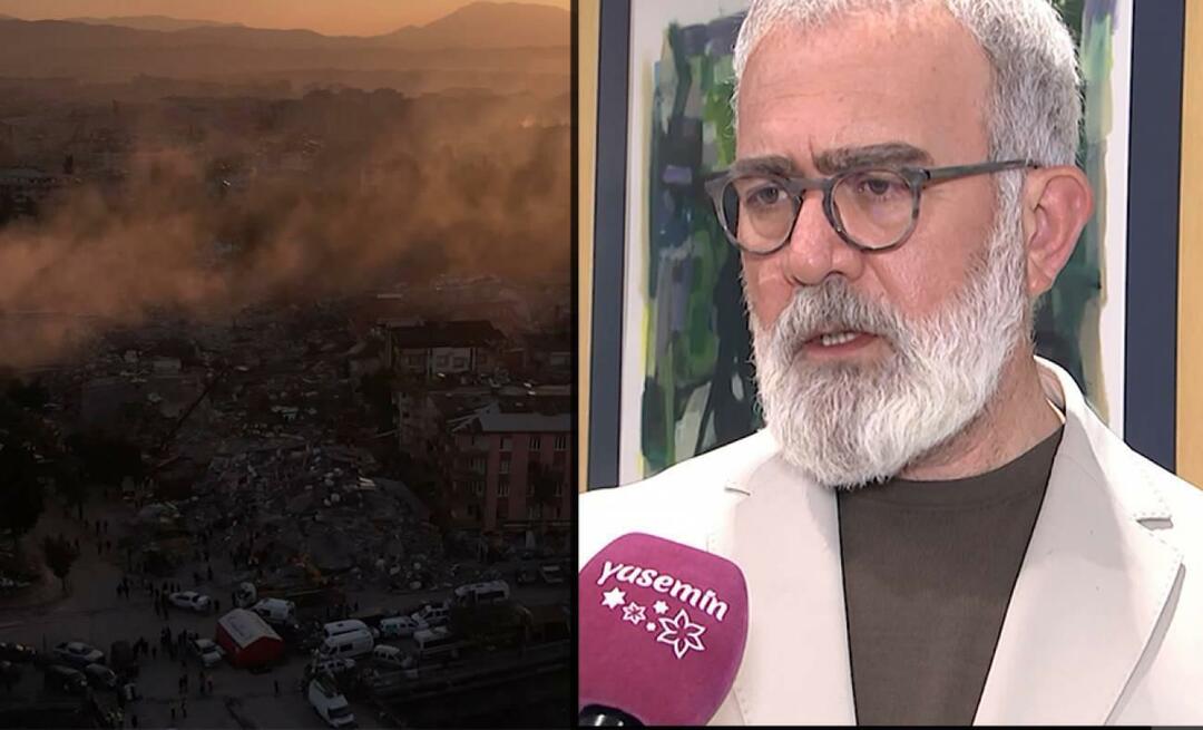 Bahadır Yenişehirlioğlu je zasebno govoril z Yasemin: Če bi bil ta potres v Angliji ...