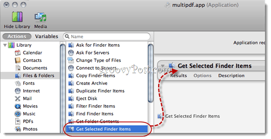 Združite PDF s programom Automator s sistemom Mac OS X