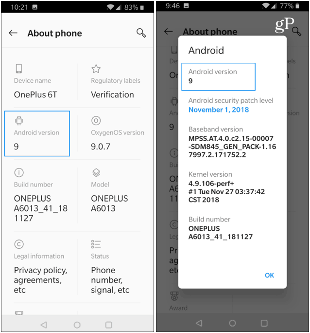 OnePlus o telefonu različice Android