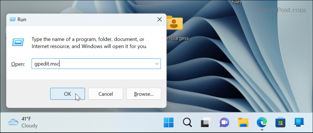 Onemogočite OneDrive v sistemu Windows 11