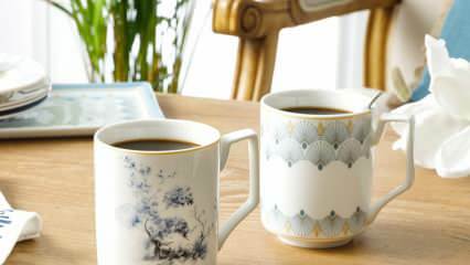Dvojna vrč kave iz angleškega doma! Angleške domače skodelice za kavo 2020
