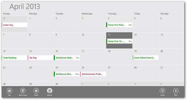 Kako dodati dogodke iz Google Koledarja v aplikaciji za koledar Windows 8