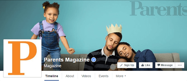 facebook naslovnica fotografija starši revija