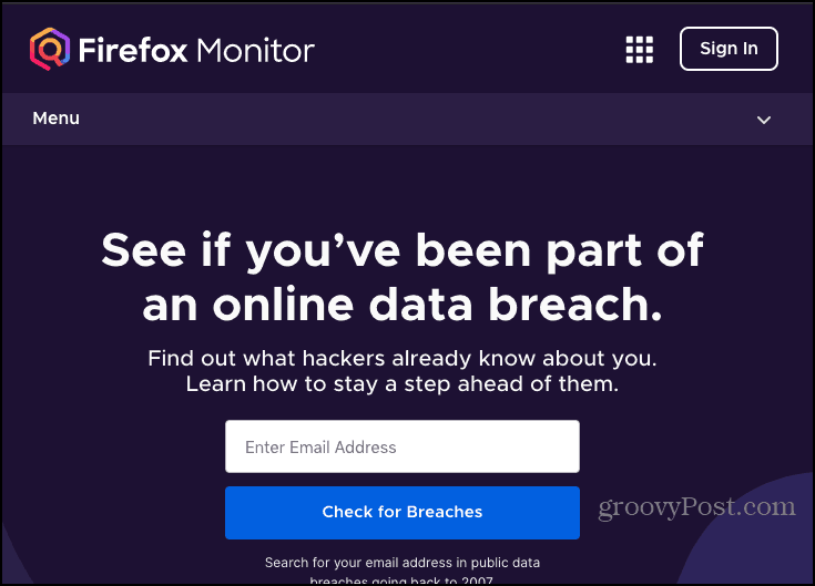 E-pošta ali geslo Hacked? Monitor Firefox je vklopljen