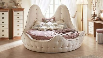 Nov trend v spalnici: okrogle postelje