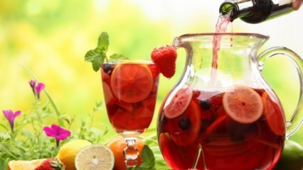Recept hladnega čaja iz rdečega sadja