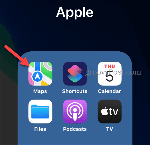 Prenesite Apple Maps za uporabo brez povezave