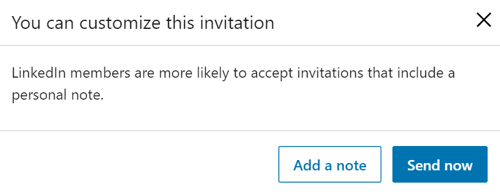 Prilagodite sporočila LinkedIn, korak 3.