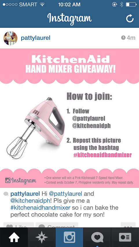 primer hashtag instagram Kitchennaid