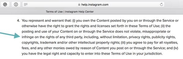Pogoji uporabe Instagrama določajo, da morajo uporabniki upoštevati smernice skupnosti.