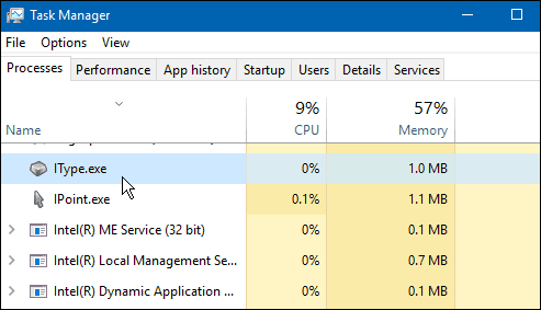 Kaj je iType.exe in kaj počne?