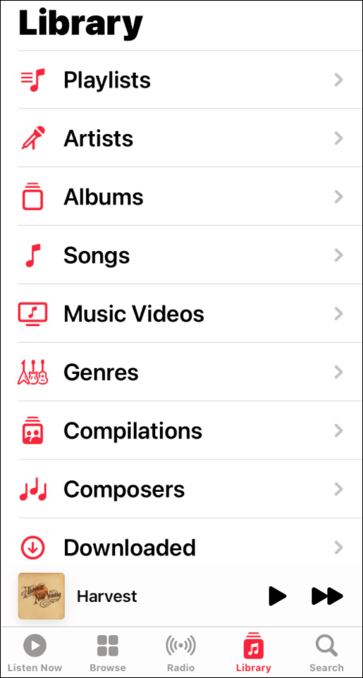knjižnica dodajte svojo glasbo v glasbo Apple