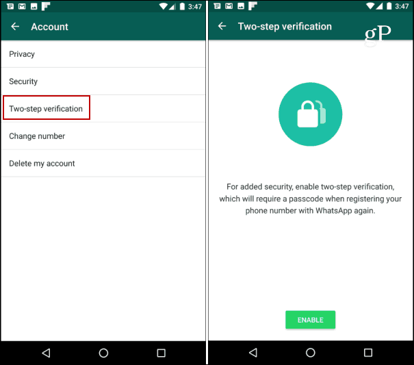 Kako zavarovati svoj račun na WhatsApp z preverjanjem v dveh korakih