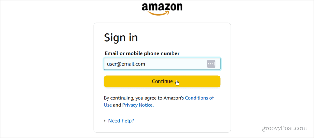 Kako nastaviti geslo na svojem računu Amazon