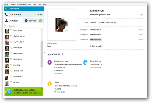 Skype 6.1 Update za Windows vključuje integracijo Outlook