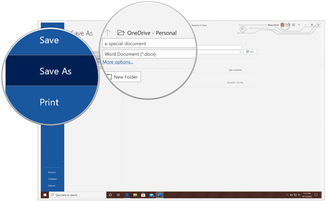 Kako deliti svoj dokument Microsoft Word z uporabo OneDrive