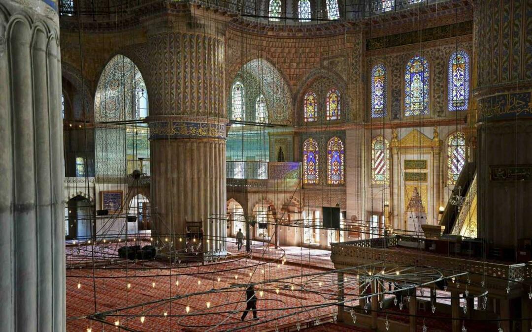Značilnosti mošeje Sultanahmet