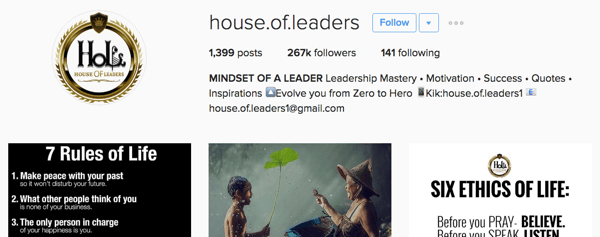 hiša voditeljev instagram bio