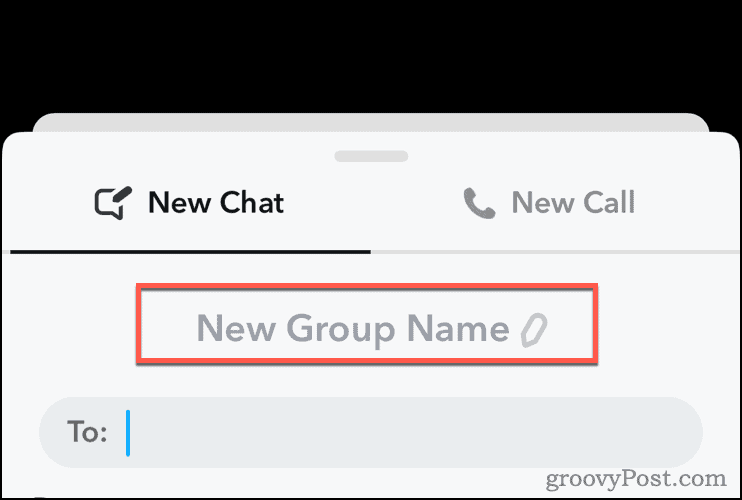 Uredite ime skupine v Snapchatu