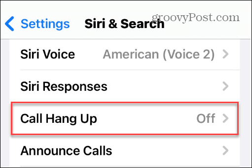 Prekinite telefonske klice in klice FaceTime s Siri