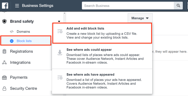 Uporabite Facebook Business Manager, 14. korak.