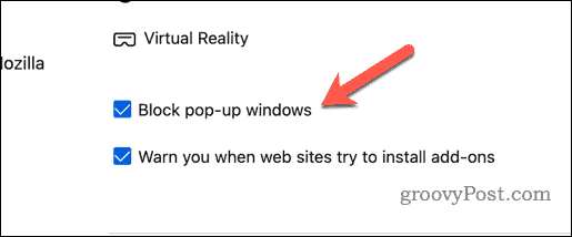 Blokirajte pojavna okna v Firefoxu