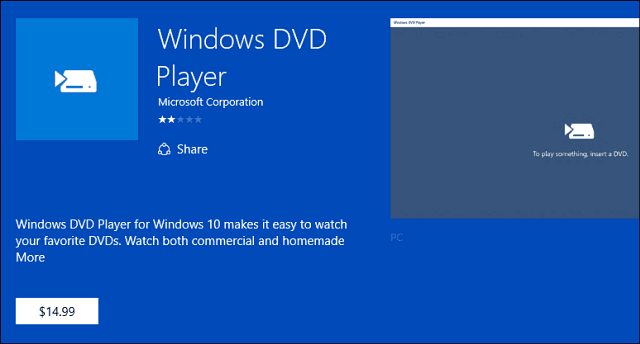 Kako prinesti predvajanje DVD-jev v sistem Windows 10 brezplačno